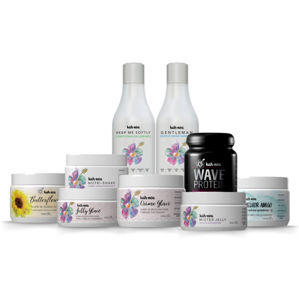 Kah-noa Linha Completa – TUDO para Cabelos Cacheados